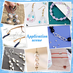 120 шт. 4-х цветные бусины из нержавеющей стали 304 STAS-PH0005-74