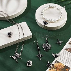 16 шт. 8 стильные подвески из сплава с покрытием из стекла FIND-SC0005-03