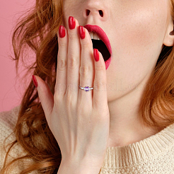 1 шт. 925 регулируемых кольца из стерлингового серебра&nbsp;STER-BC0002-66P-01