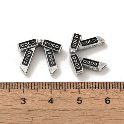 Сплавочные овальные бусины тибетского стиля  PALLOY-P302-11C-AS