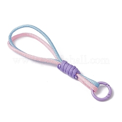 6 шт. 6-цветные веревки-шнуры из полиэстера и спандекса для подвесных украшений&nbsp;HJEW-JM04296