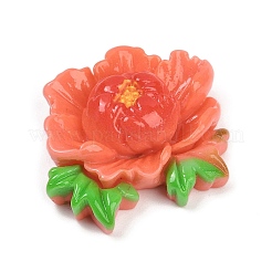 Непрозрачные смоляные цветы кабошоны&nbsp;RESI-R463-02D