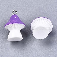 Подвески из непрозрачной смолы X-RESI-T028-69C