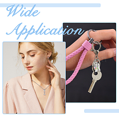 Подвеска в виде прозрачной стеклянной бутылки желаний&nbsp;NJEW-HS0001-01P