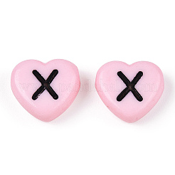 Непрозрачные акриловые бусины с горизонтальным отверстием&nbsp;X-SACR-Q126-04D