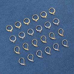 40 шт. 4 стиля фурнитуры для сережек с застежкой-молнией из нержавеющей стали 304&nbsp;STAS-FS0001-71