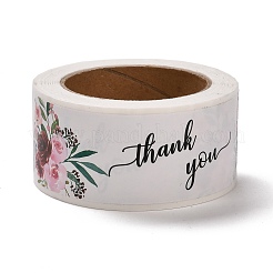 Цветочный узор бумажные подарочные бирки наклейки DIY-C011-02A