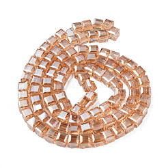 Гальванизируйте прозрачное стекло бисер нитей&nbsp;EGLA-N002-28-F05