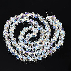 Прозрачные стеклянные бусины&nbsp;X-EGLA-T008-14A-02