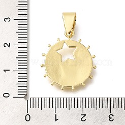 Реечное покрытие латунь с подвесками из кубического циркония&nbsp;KK-Z086-59G