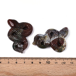 Натуральный индийский агат кобра дисплей украшение&nbsp;G-N348-05E