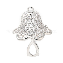 Подвески из кубического циркония с покрытием из латуни&nbsp;KK-R150-02P