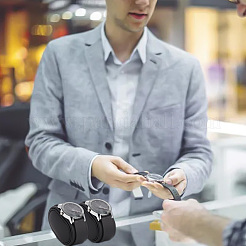 Дисплей ювелирных изделий подушки браслета кожи пу BDIS-WH0015-01B