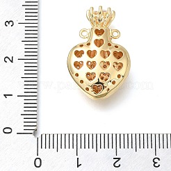 Латунные микро проложить кубического циркония подвески&nbsp;KK-S049-08G