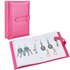 Портативная книга для демонстрации сережек из искусственной кожи EDIS-WH20011-01D