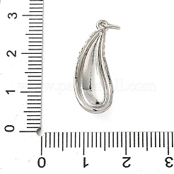 Латунные микропаве прозрачные подвески с фианитом&nbsp;KK-A273-24P