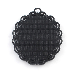 Электрофорез сплава сеттинги кабошон овал большой кулон PALLOY-Q304-42-NR