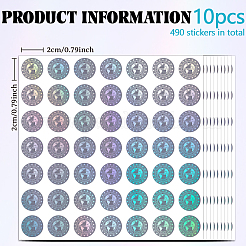 Водонепроницаемая самоклеящаяся лазерная наклейка для домашних животных STIC-WH0028-009