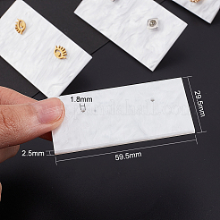 Акриловая серьга с водной рябью&nbsp;EDIS-WH0015-07A