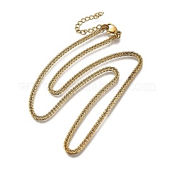 3 мм цепочка из нержавеющей стали 304 пшеничного цвета для мужчин STAS-V011-03D-G