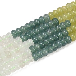 Нити из бусин из натурального цветочного амазонита&nbsp;G-Z135-C05