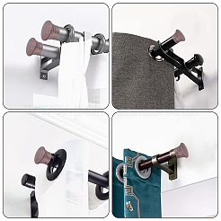 Пластиковые головки для карнизов&nbsp;FIND-WH0021-26B