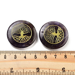 Резные подвески из натурального аметиста&nbsp;G-H007-06B