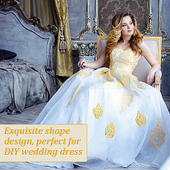 12 шт. 6 стиля полиэстер вышитые украшения аксессуары PATC-GA0001-30