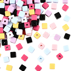 200 шт. Непрозрачные акриловые бусины&nbsp;FIND-SP0004-85