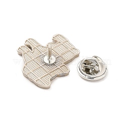 Эмалированная булавка с латунными защелками-бабочками&nbsp;JEWB-A006-01G