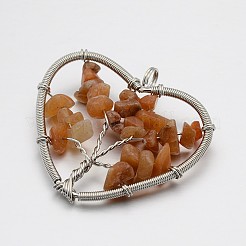 Подвески латуни драгоценных камней G-F181-06