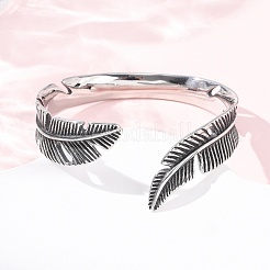 Ретро-браслеты-манжеты из хирургической нержавеющей стали 316&nbsp;BJEW-C142-11C-AS