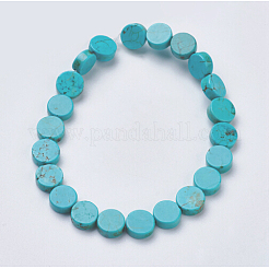 Бусины из натурального магнезита TURQ-K003-09B