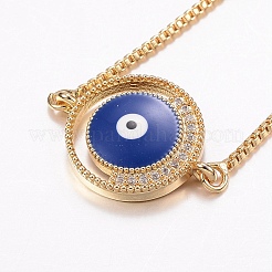 Регулируемые латунные браслеты-слайдеры из циркония BJEW-F302-21G