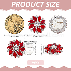 6 шт. кнопки из сплава BUTT-FG0001-53A