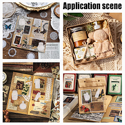 120шт 4 стиля домашних животных клей водонепроницаемый набор наклеек STIC-GA0001-03