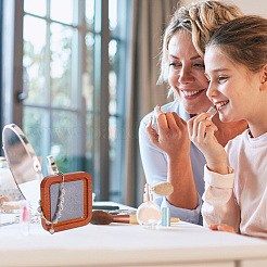 Квадратная деревянная тарелка для украшений AJEW-WH0401-71B