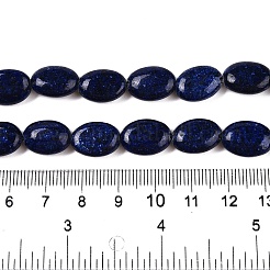 Нити бусин из синтетического драгоценного камня имитация лазурита G-M206-56