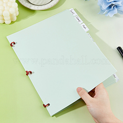 Pp пластиковые листы-разделители для блокнотов&nbsp;AJEW-WH0609-114
