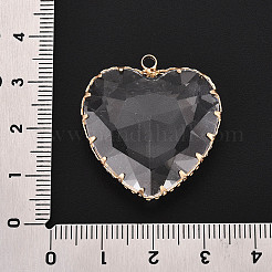 Прозрачные стеклянные подвески&nbsp;KK-N283-01L-G