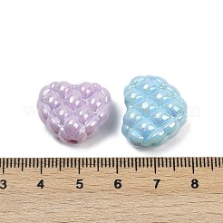 Непрозрачные акриловые бусины в виде вафель&nbsp;X-OACR-C022-14