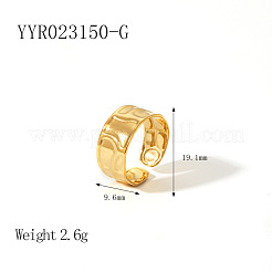 Регулируемые манжеты из нержавеющей стали с открытыми кольцами для женщин&nbsp;NW3589-1