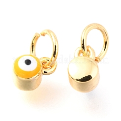 Латунь эмаль подвески KK-Y001-02C-G