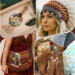 2 шт. нетканый материал для вышивки иглой из фетра и ракушек&nbsp;PATC-PH0001-39B