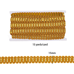 Лента из полиэстера с эффектом металлик&nbsp;OCOR-WH0060-52B