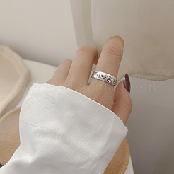 Девиз из шести слов 925 серебряные манжеты для женщин FS-WG1EDA0-01