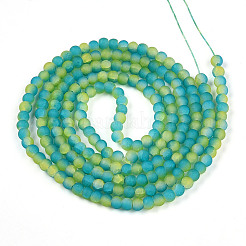 Стеклянные бусины кракле X1-GLAA-N009-4mm-10