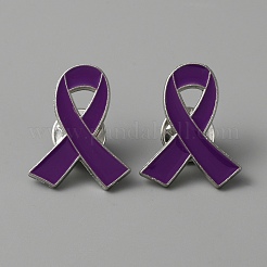 Эмалированная булавка с лентой осведомленности JEWB-WH0029-29E