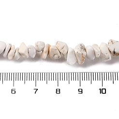 Бусы из магнезитовой крошки G-M205-75