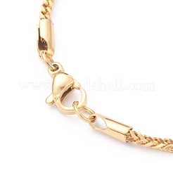 Цепочки из нержавеющей стали 304 с вакуумным покрытием PVD NJEW-O123-04G